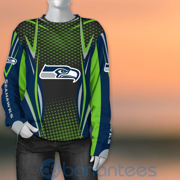 Seattle Seahawks NFL American Football Sporty Design 3D All Over Printed Shirt Product Photo
