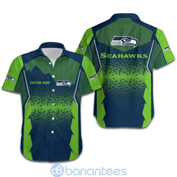 Seattle Seahawks NFL Football Team Custom Name Green 3D All Over Printed Shirt Product Photo