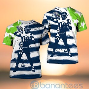 Seattle Seahawks NFL Team Water Color 3D All Over Printed Shirt Product Photo