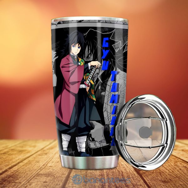 Shinobu And Giyuu Tumbler Custom Demon Slayer Anime Gifts For Fans Product Photo