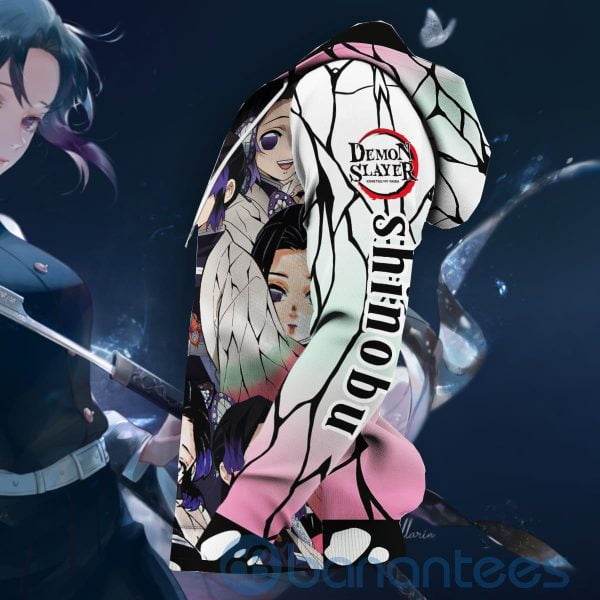 Shinobu Demon Slayers Costume Anime Fan Gift All Over Printed 3D Hoodie Zip Hoodie Product Photo