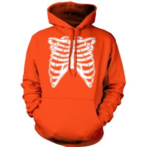 Skeleton Ribcage Happy Halloween Gift Hoodie Product Photo