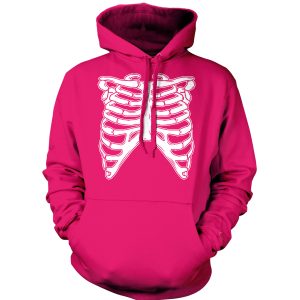 Skeleton Ribcage Happy Halloween Gift Hoodie Product Photo