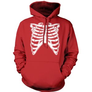 Skeleton Ribcage Happy Halloween Gift Hoodie Product Photo