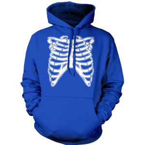 Skeleton Ribcage Happy Halloween Gift Hoodie Product Photo