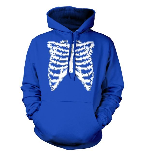 Skeleton Ribcage Happy Halloween Gift Hoodie Product Photo