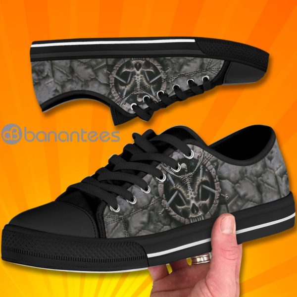 Slayer Lovely Design Graphic Low Top Canvas Shoes Product Photo