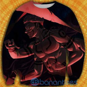 Strongest Sukuna Jujutsu Kaisen Anime All Over Printed 3D Shirt - 3D Sweatshirt - Black