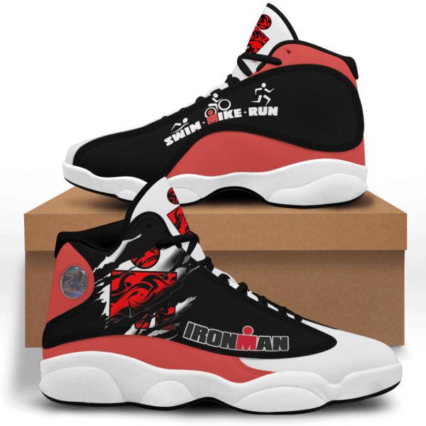 Swim Mike Run Ironman Air Jordan 13 Shoes - Women's Air Jordan 13 - Red