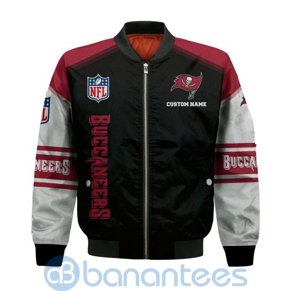 Tampa Bay Buccaneers Custom Name Bomber Jacket Product Photo