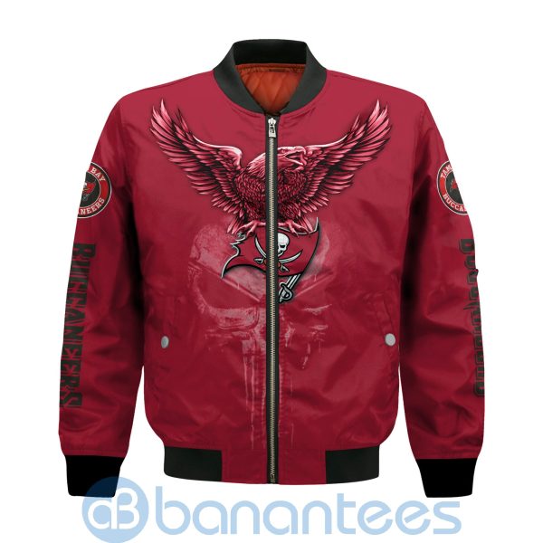 Tampa Bay Buccaneers Logo Eagle Skull Bomber Jacket Product Photo