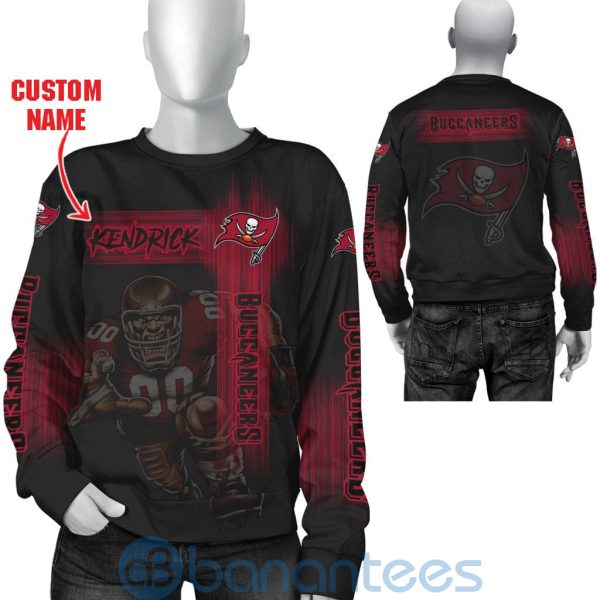 Tampa Bay Buccaneers Mascot Custom Name 3D All Over Printed Shirt Product Photo