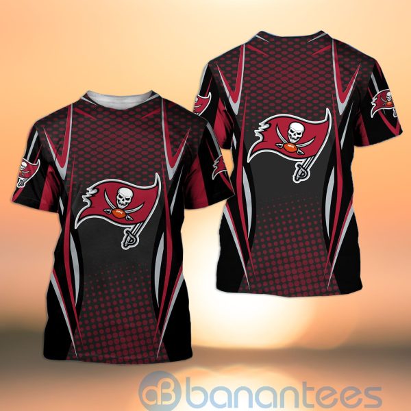 Tampa Bay Buccaneers NFL American Football Sporty Design 3D All Over Printed Shirt Product Photo