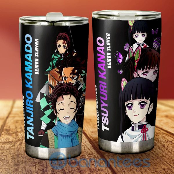 Tanjiro And Kanao Tumbler Custom Demon Slayer Anime Gifts Idea For Fans Product Photo