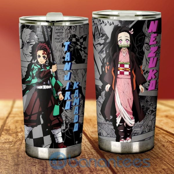 Tanjiro And Nezuko Tumbler Custom Demon Slayer Anime Gifts For Fans Product Photo