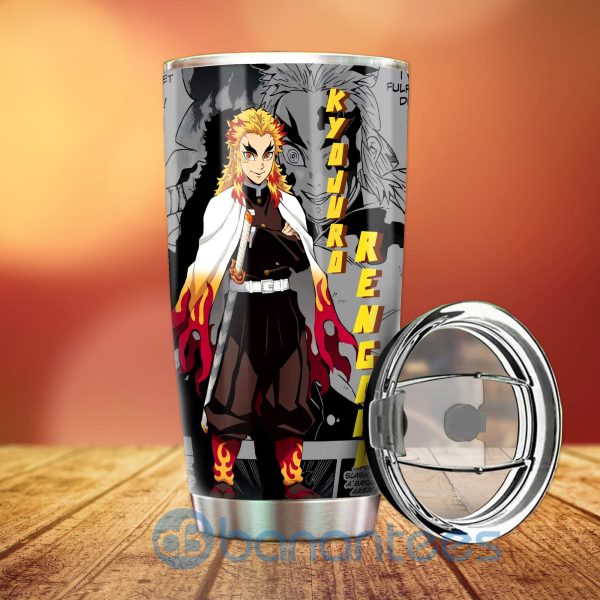 Tanjiro And Rengoku Tumbler Custom Demon Slayer Anime Gifts For Fans Product Photo
