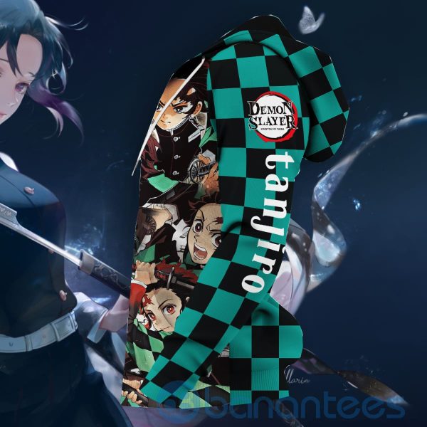 Tanjiro Demon Slayers Costume Anime Fan Gift All Over Printed 3D Hoodie Zip Hoodie Product Photo