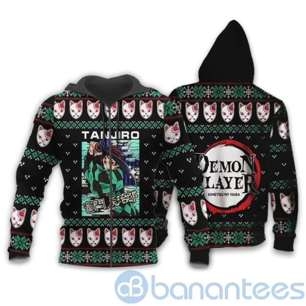 Tanjiro Kamado Christmas Demon Slayer Anime Lover All Over Printed 3D Shirt Product Photo