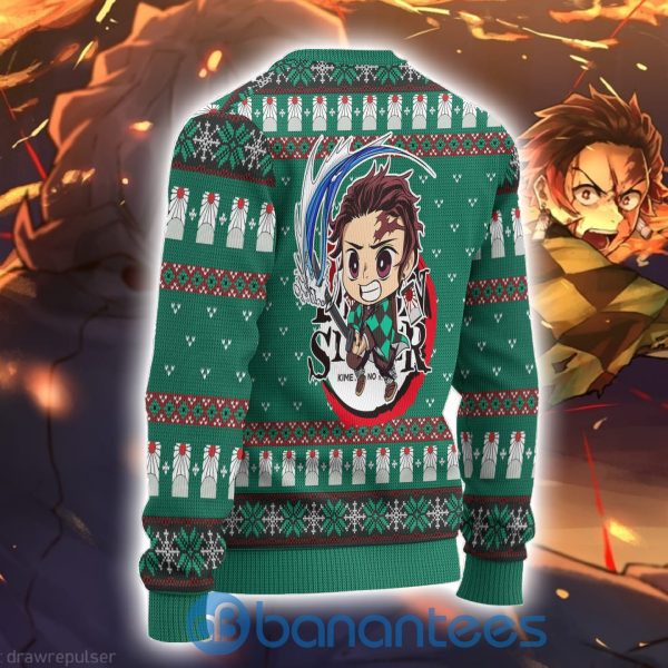 Tanjiro Kamado Demon Slayer Anime Ugly Christmas Sweater All Over Printed Product Photo