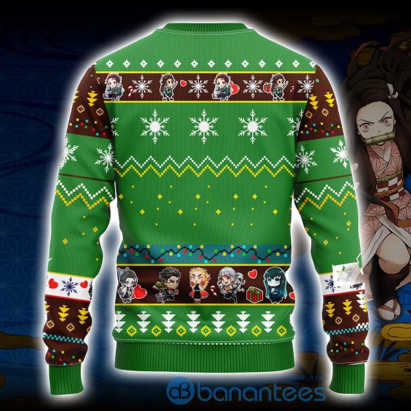 Tanjiro Kamado Demon Slayer Anime Ugly Christmas Sweater All Over Printed Shirt Product Photo