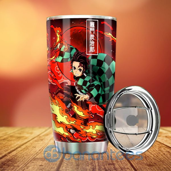 Tanjiro Sun Breathing Custom Demon Slayer Anime Tumbler Product Photo