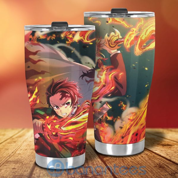 Tanjiro X Rengoku Custom Demon Slayer Anime Tumbler Product Photo