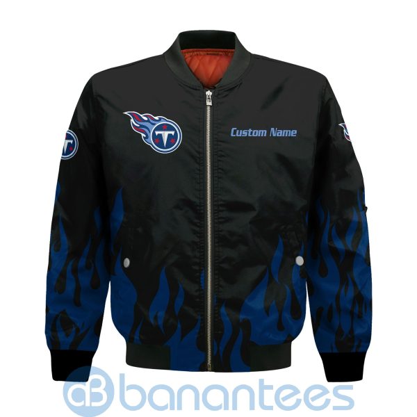 Tennessee Titans Football Team Logo Disney Mickey Custom Name Bomber Jacket Product Photo