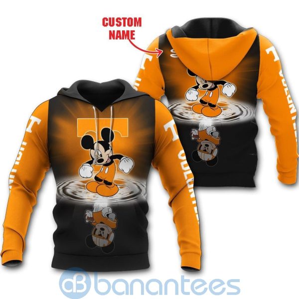 Tennessee Volunteers Disney Mickey Mouse In Water Custom Name 3D All Over Printed Shirt Product Photo