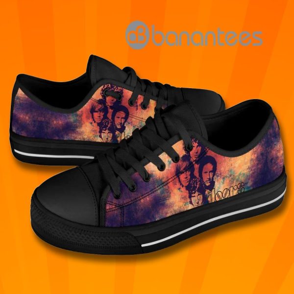The Doors Lovely Design Graphic Low Top Canvas Shoes Product Photo