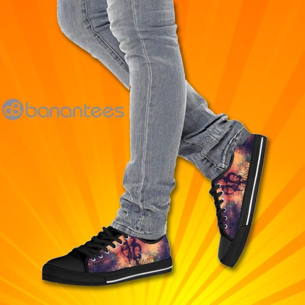 The Doors Lovely Design Graphic Low Top Canvas Shoes Product Photo