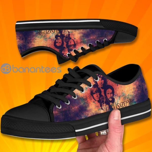The Doors Lovely Design Graphic Low Top Canvas Shoes Product Photo