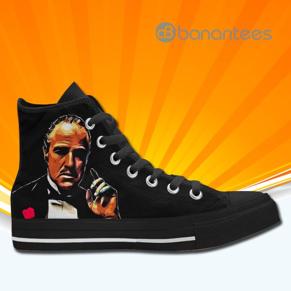 The Godfather High Top Canvas Shoes Sneakers For Men And Women Product Photo