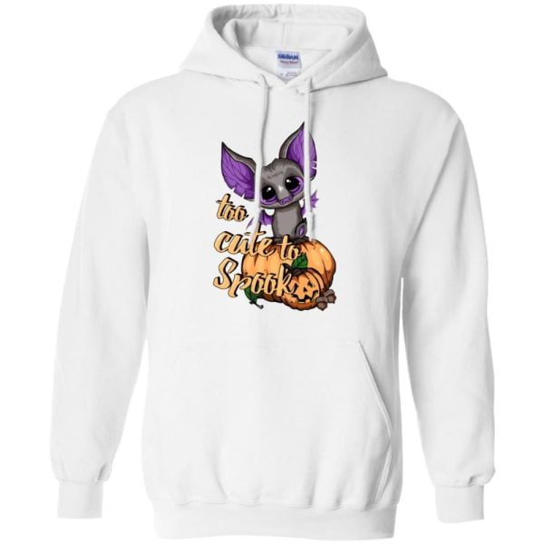 Too Cute To Spook Pumpkin Happy Halloween T Shirt Hoodie Sweatshirt Product Photo