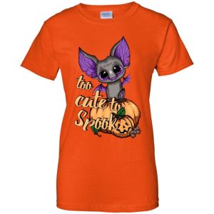 Too Cute To Spook Pumpkin Happy Halloween T Shirt Hoodie Sweatshirt Product Photo