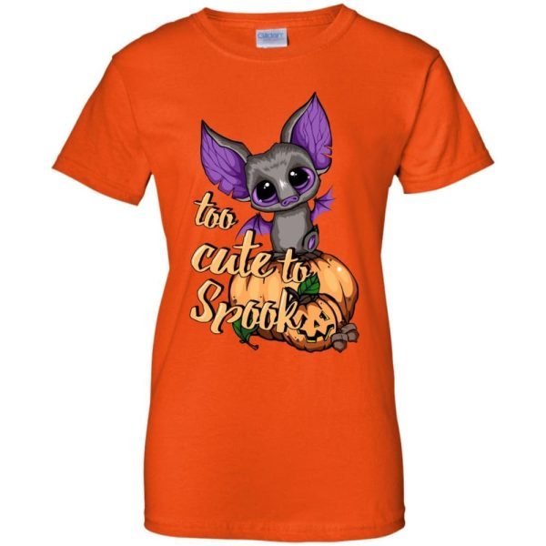 Too Cute To Spook Pumpkin Happy Halloween T Shirt Hoodie Sweatshirt Product Photo