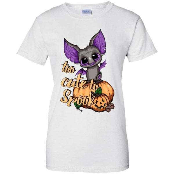 Too Cute To Spook Pumpkin Happy Halloween T Shirt Hoodie Sweatshirt Product Photo