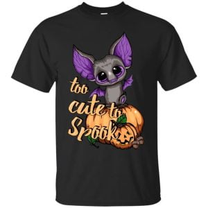 Too Cute To Spook Pumpkin Happy Halloween T Shirt Hoodie Sweatshirt Product Photo