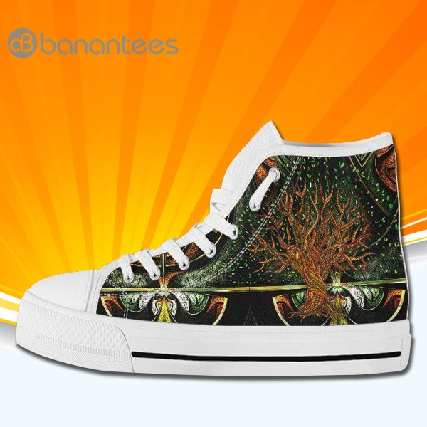 Tree Of Life High Top Canvas Shoes Sneakers For Men And Women Product Photo