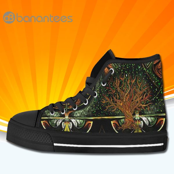Tree Of Life High Top Canvas Shoes Sneakers For Men And Women Product Photo
