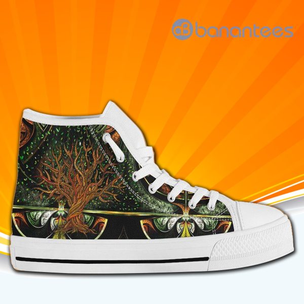 Tree Of Life High Top Canvas Shoes Sneakers For Men And Women Product Photo