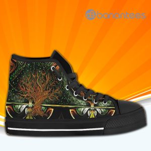 Tree Of Life High Top Canvas Shoes Sneakers For Men And Women Product Photo