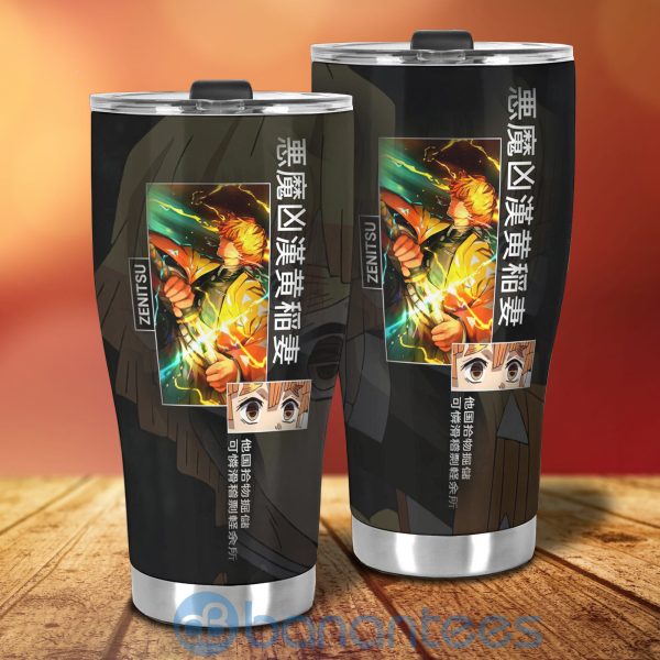 Tumbler Zenitsu Custom Demon Slayers Anime For Fans Product Photo