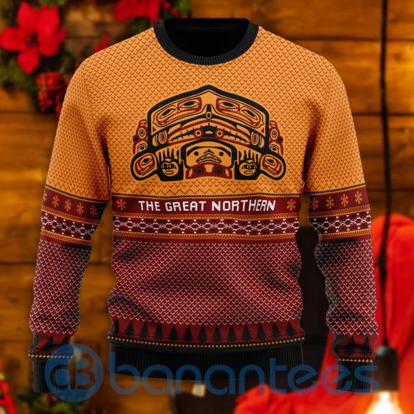 Twin Peaks Great Northern Hotel Holiday All Over Printed Ugly Christmas Sweater Product Photo