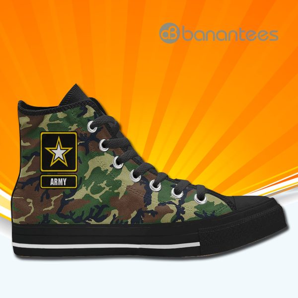 Us Army Military High Top Canvas Shoes Sneakers For Men And Women Product Photo