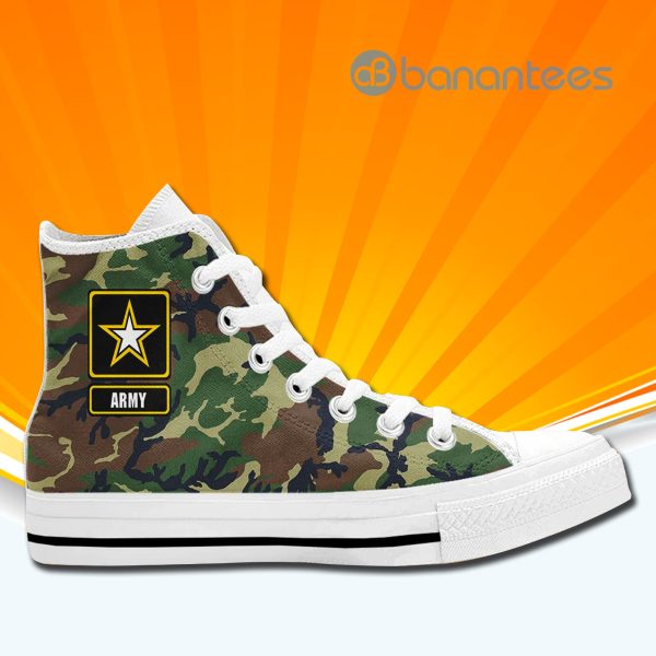 Us Army Military High Top Canvas Shoes Sneakers For Men And Women Product Photo