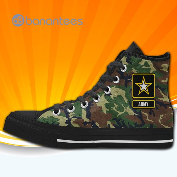 Us Army Military High Top Canvas Shoes Sneakers For Men And Women Product Photo