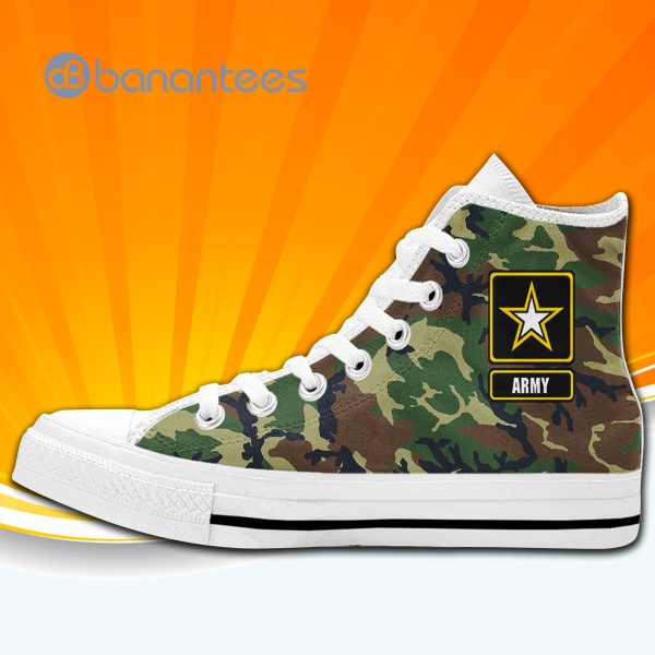 Us Army Military High Top Canvas Shoes Sneakers For Men And Women Product Photo