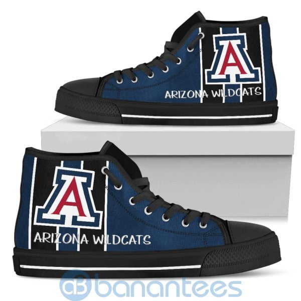 Vertical Stripes Style Arizona Wildcats High Top Shoes Product Photo