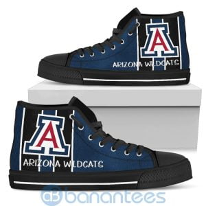 Vertical Stripes Style Arizona Wildcats High Top Shoes Product Photo