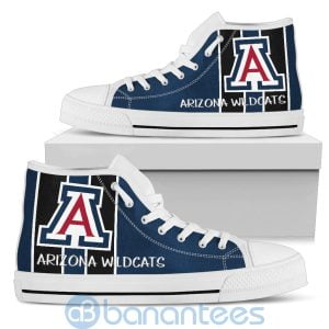 Vertical Stripes Style Arizona Wildcats High Top Shoes Product Photo